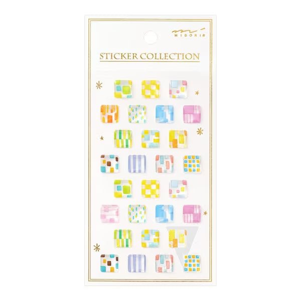 Midori DESIGNPHIL Premium Resin Stickers Collection - Waterproof, Durable Decals for Laptops, Water Bottles, Journals & DIY Crafts - Aesthetic Vinyl Stickers for Scrapbooking, Planners & Home Decor
