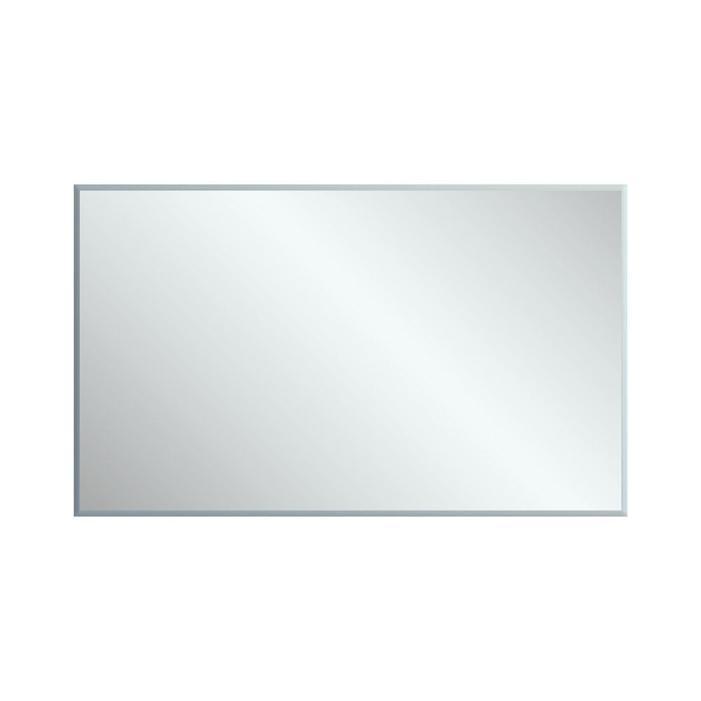 Fienza BEM15090G Bevel Edge Rectangular Glue On Mirror, 1500 x 900mm - Perfect for Bathroom Vanity, Bedroom Decor, and Home Renovation Projects