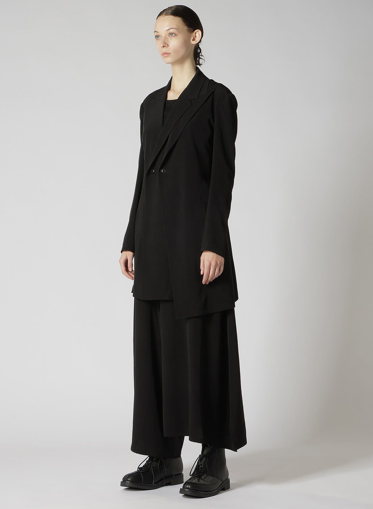 Elegant Crepe de Chine Double Front Jacket for Women - Lightweight & Stylish Outerwear for Work, Dates & Special Occasions