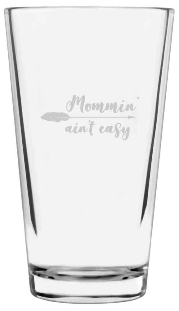 Mommin At Easy 16oz Pint Glass - Perfect Mother's Day Gift