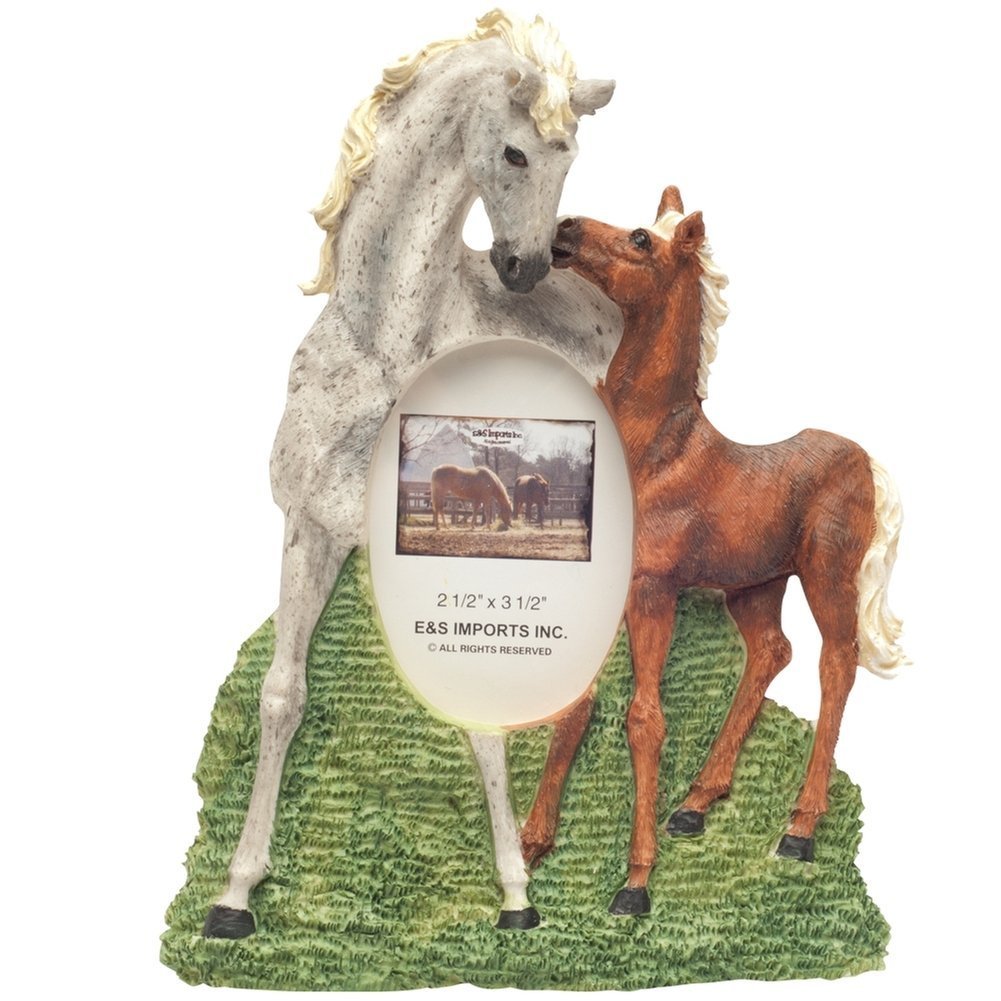 Beautiful Horse Picture Frame - Mare and Foal Wall Art for Home & Office Decor | Perfect for Living Room, Bedroom, or Stable Display