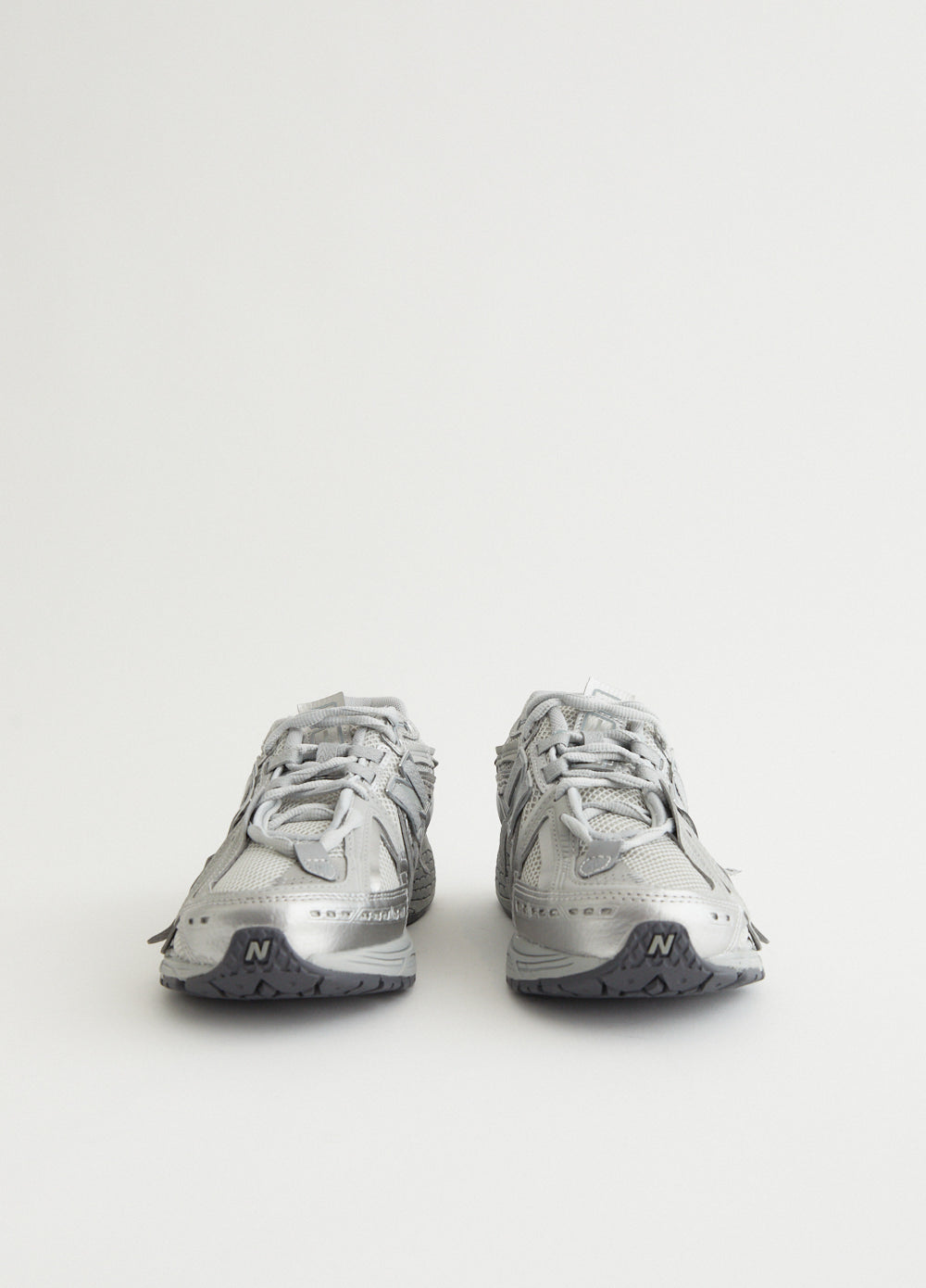 1906A 'Silver Metallic' Running Shoes - Lightweight Comfort Sneakers for Men & Women - Perfect for Jogging, Gym Workouts & Casual Wear