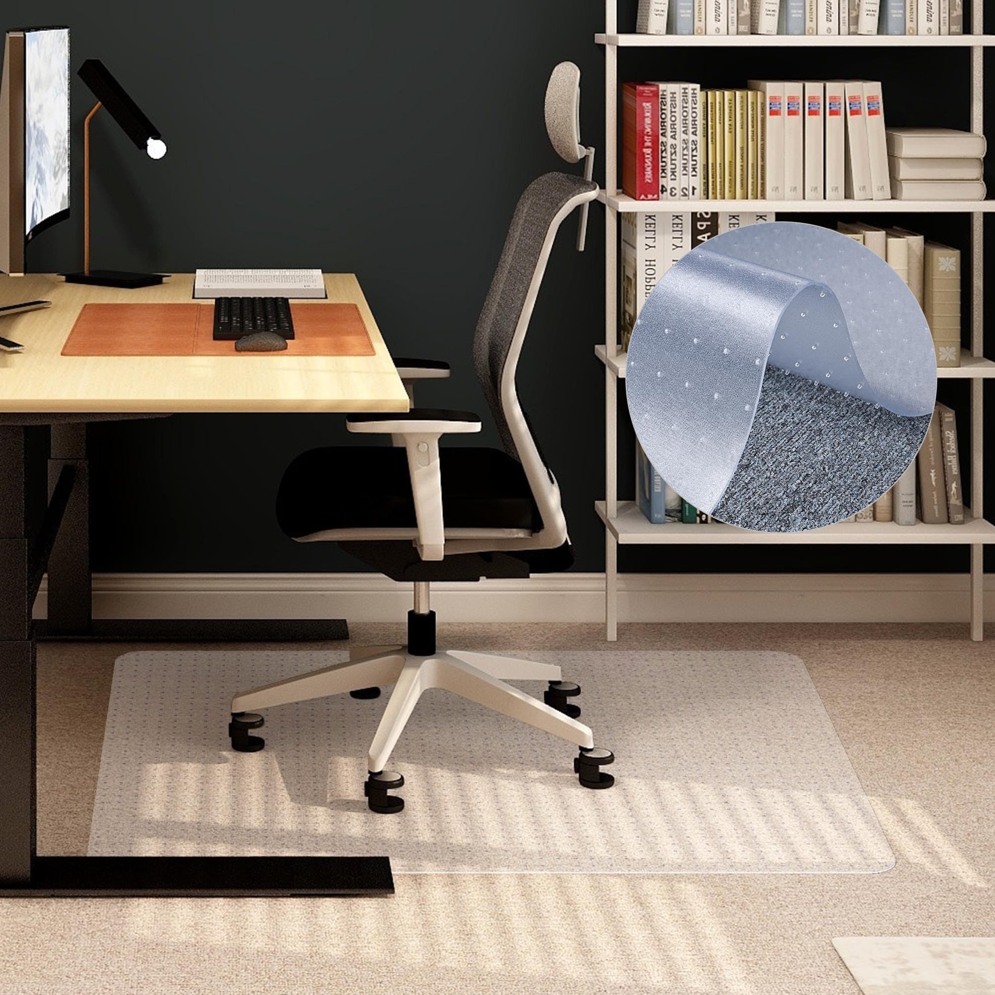 Yescom 8 Pack PVC Floor Mats for Low Pile Carpet - 48