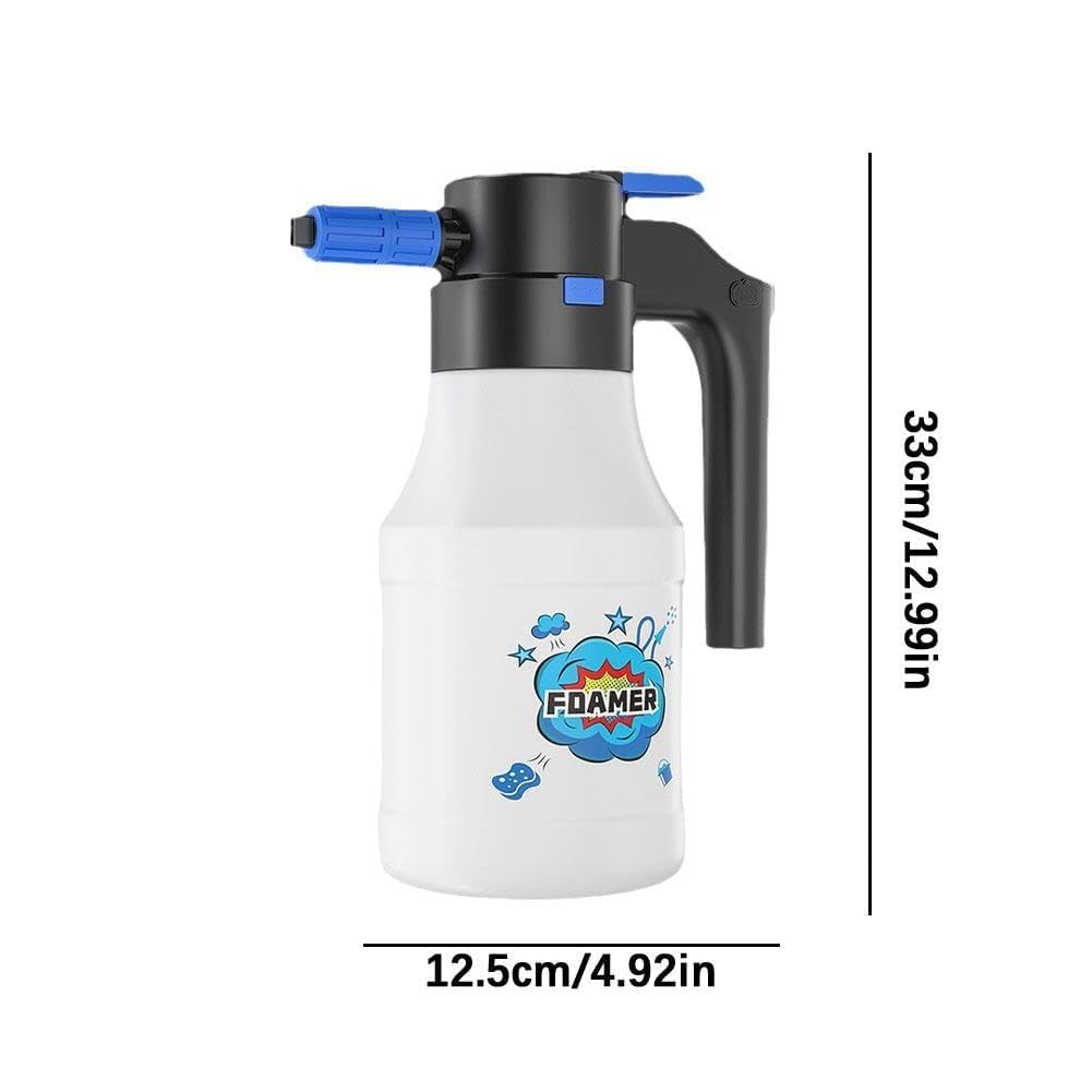 1.5L Electric Foam Sprayer for Car Wash & Gardening - High Pressure Cleaning Tool