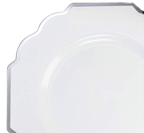 B. Imperial in White & Silver Rim