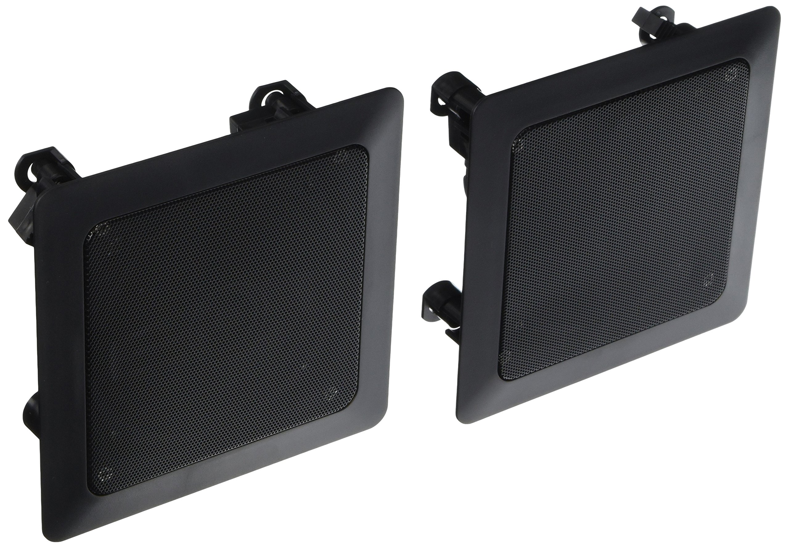 Mr. Steam MS Speakers SQ-BK 方形音乐治疗音响 - 黑色，适用于家庭SPA、浴室放松和音乐疗法场景
