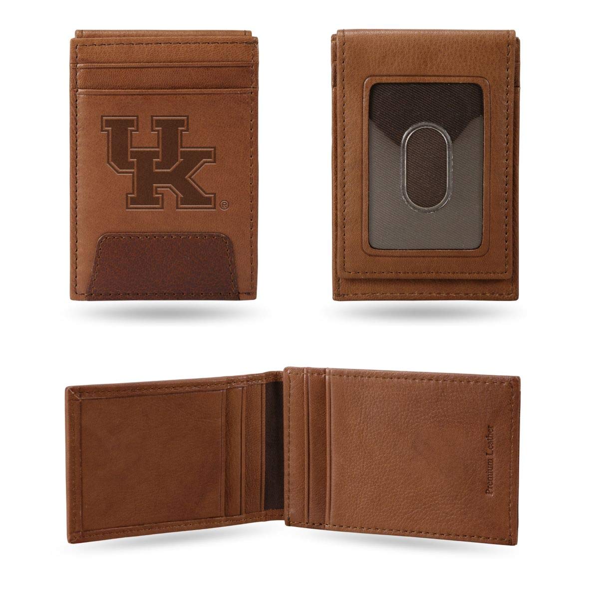 Premium Kentucky Leather Front Pocket Wallet for Men - Slim RFID Blocking Bifold Wallet - Perfect for Travel, Business & Everyday Use