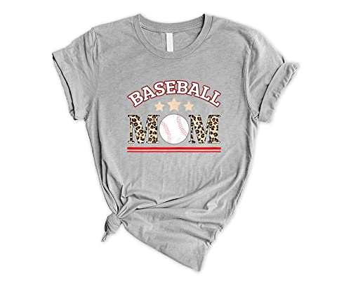 Baseball Mom Shirt & Softball Mom T-Shirt - Comfortable Cotton Tee for Baseball Moms & Softball Mamas - Perfect Gift for Baseball Lovers - Great for Games, Practices & Team Spirit Events