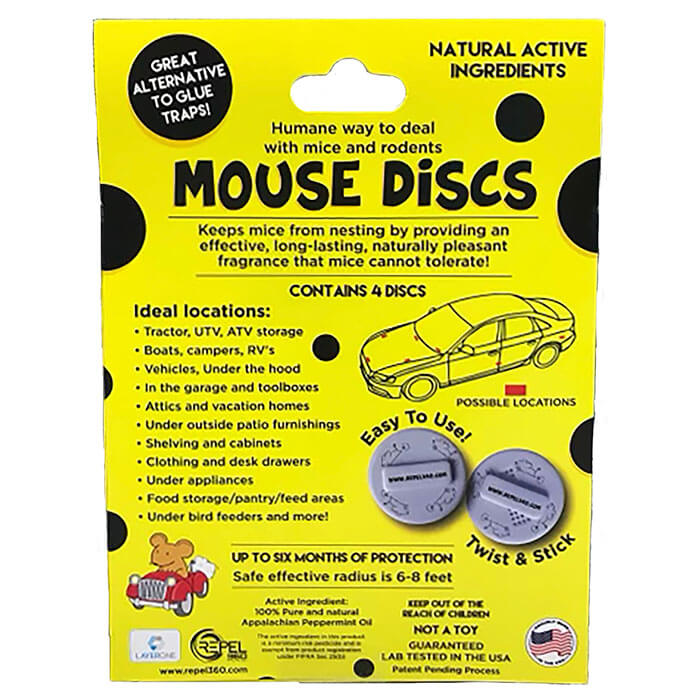 Wireless Mouse Pads, 4 Pack Non-Slip Mouse Discs for Laptop & Desktop - Perfect for Office, Gaming & Home Use