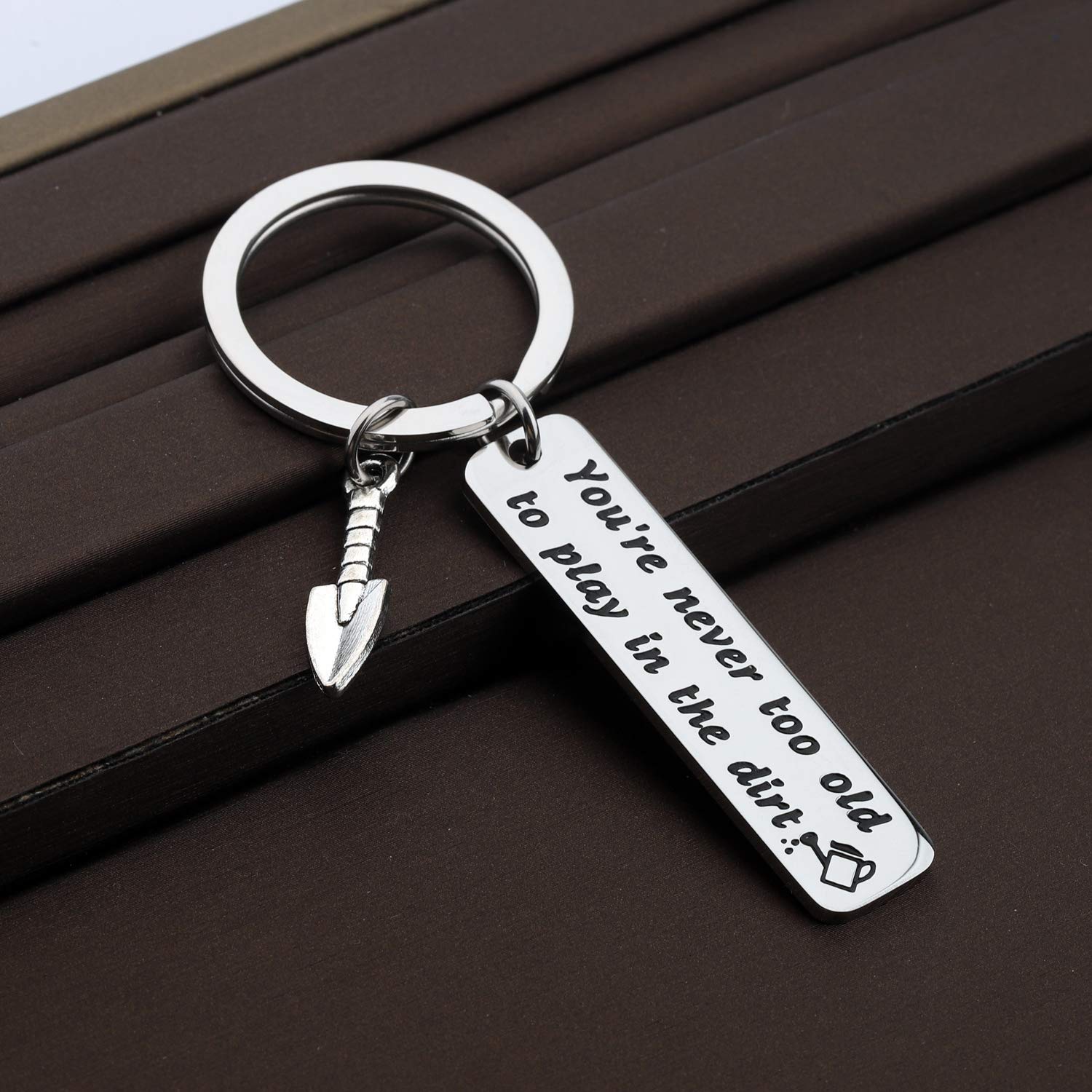 Gardening Keychain Gift for Plant Lovers - Florist Jewelry for Gardeners