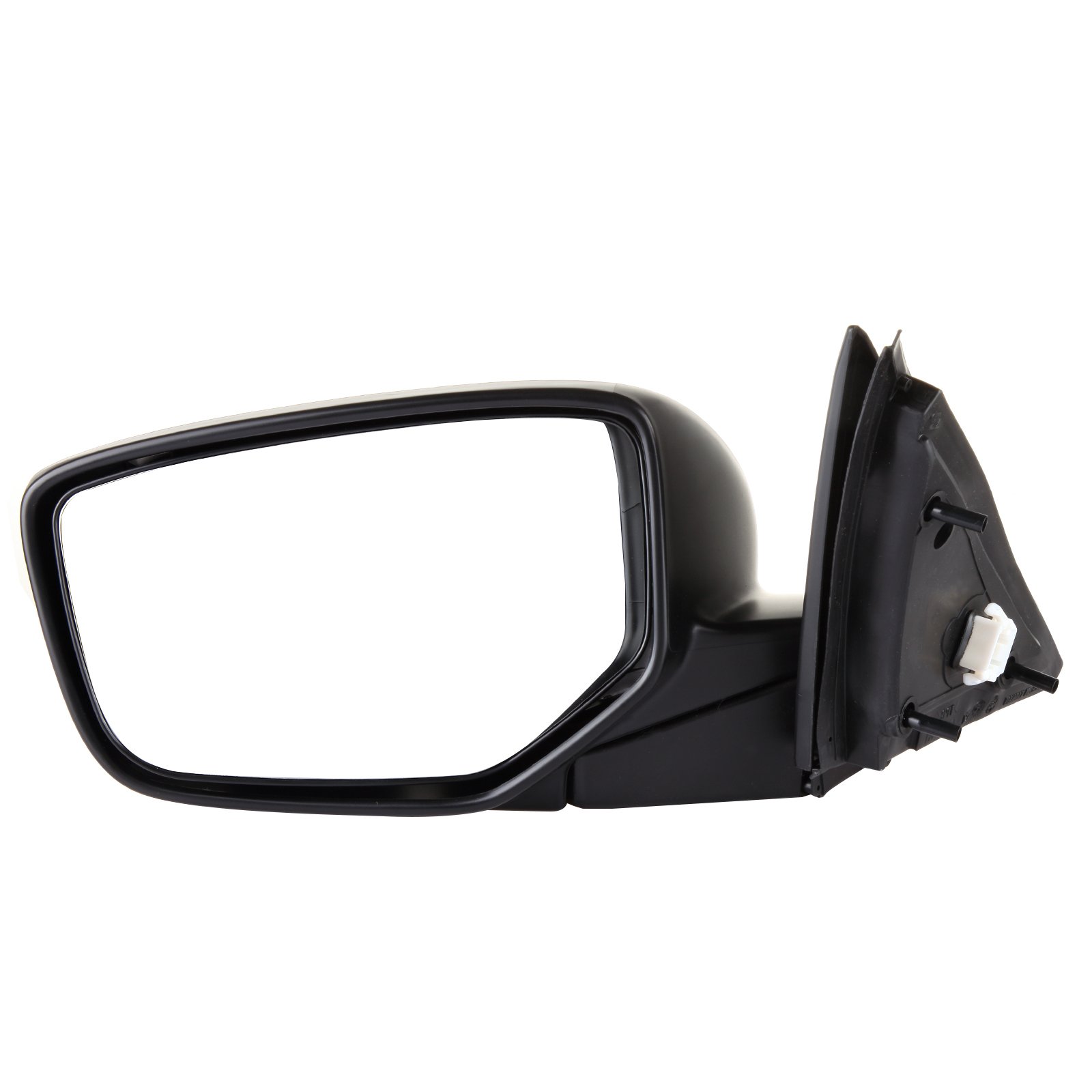 OCPTY Black Left Side Mirror Replacement for 2008-2012 Honda Accord - Manual Fold, Non-Heated Smooth Glass - Perfect for Daily Commuting & City Driving