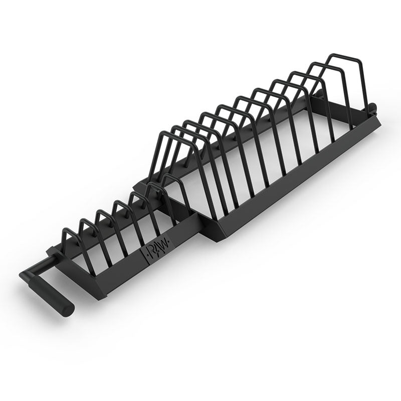 Premium Bumper Plate Rack Toaster - Heavy Duty Weight Plate Organizer for CrossFit & Home Gym - Perfect for Olympic Lifting and Strength Training
