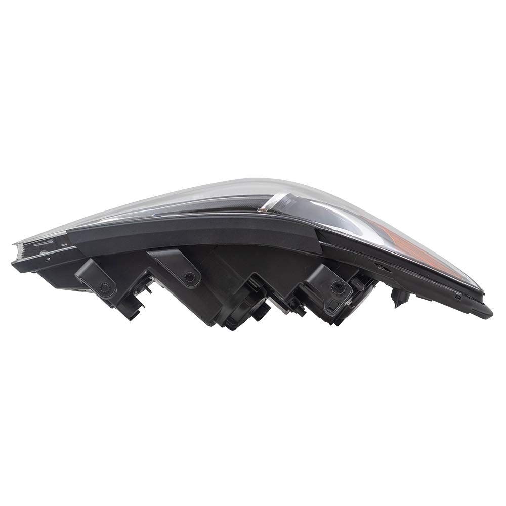 Brock Replacement Headlight Assembly for 2017-2018 Hyundai Elantra Sedan - Passenger Side Halogen Headlamp with DRL (Daytime Running Lights) - Part #92102-F3010 / 92102F3010 - Perfect for Night Driving & Enhanced Visibility