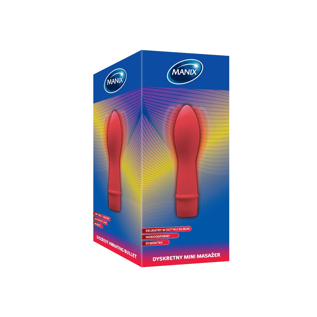 Manix Mini Vibrating Bullet - Discreet Personal Massager for Solo or Couple Use - Perfect for Travel, Relaxation & Intimate Moments