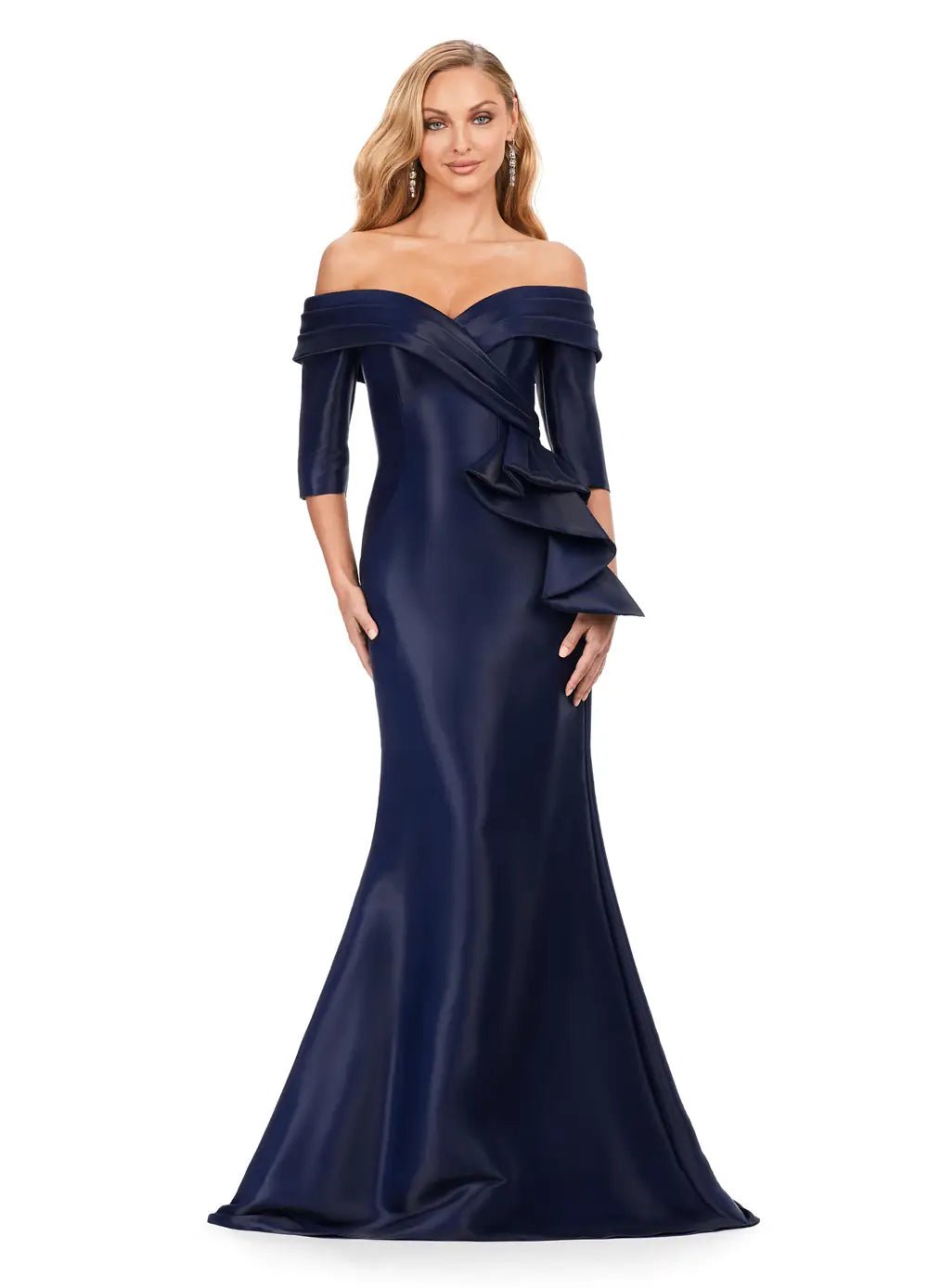 ASHLEYlauren 11324 Women's Elegant Party Dress - Perfect for Weddings, Prom & Evening Events