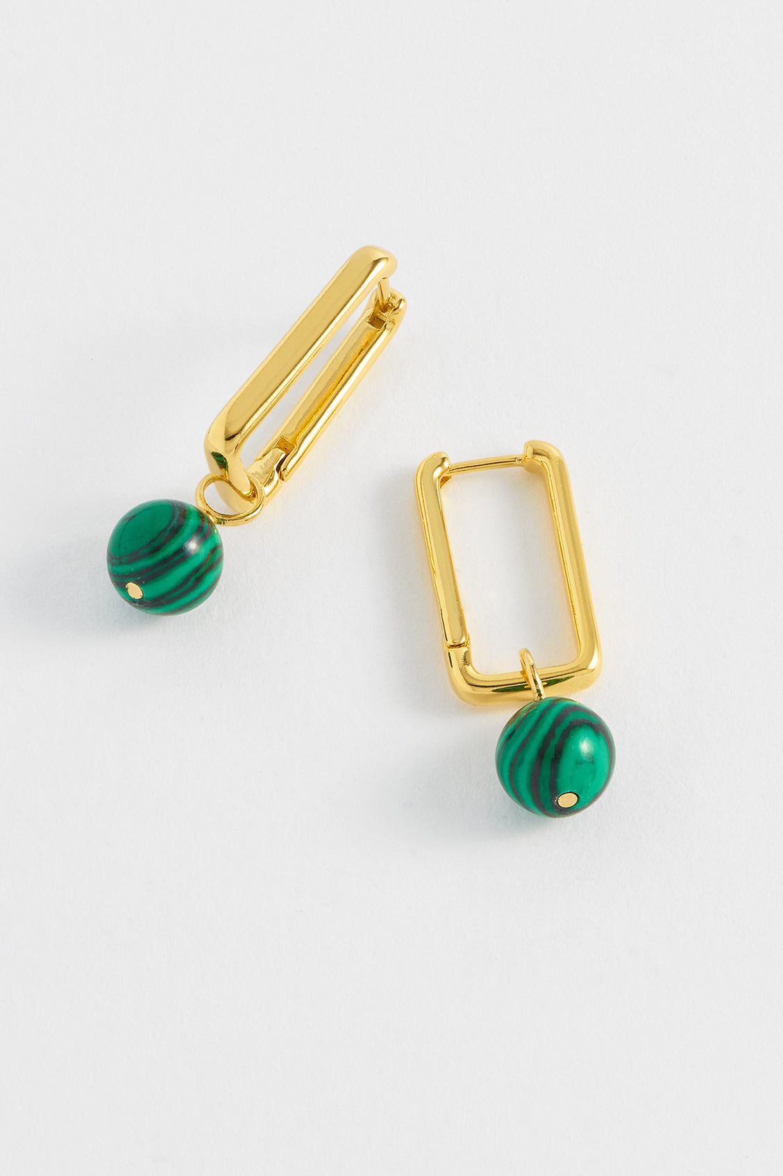 Charm Drop Square Hoop Earrings for Women - Trendy Gold & Silver Fashion Jewelry - Perfect for Parties, Weddings & Everyday Wear