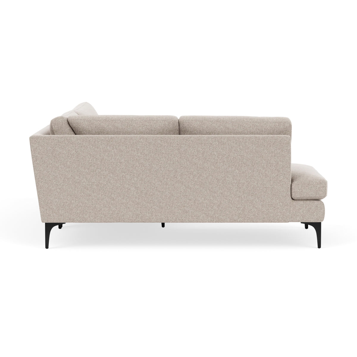 Astha Fabric Left Corner Sofa - Modern L-Shaped Sectional Couch for Living Room, Lounge & Small Spaces | Comfortable Home Furniture for Relaxing & Entertaining