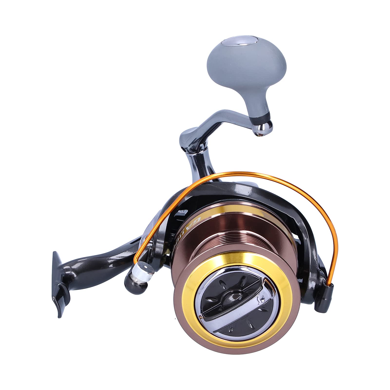 Premium Metal Fishing Reel 4.6:1 Gear Ratio - Saltwater & Freshwater Spinning Reel for Shallow Seas, Lakes, Rivers - Ideal for Bass, Trout, and Saltwater Fishing Adventures