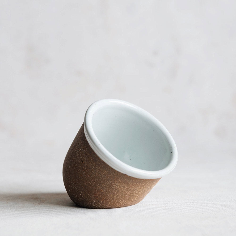 Handmade Rustic Ceramic Salt Cellar with Lid - Natural Tabletop Salt Keeper for Kitchen, Dining & Cooking - Perfect for Salt, Pepper & Spices Storage