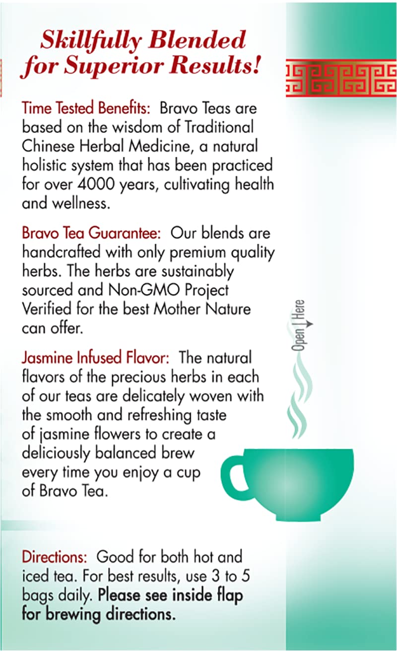 Bravo Tea Gastro Comfort Herbal Tea - Caffeine Free, 20 Tea Bags - Soothes Digestion & Stomach Discomfort - Perfect for After Meals & Relaxation