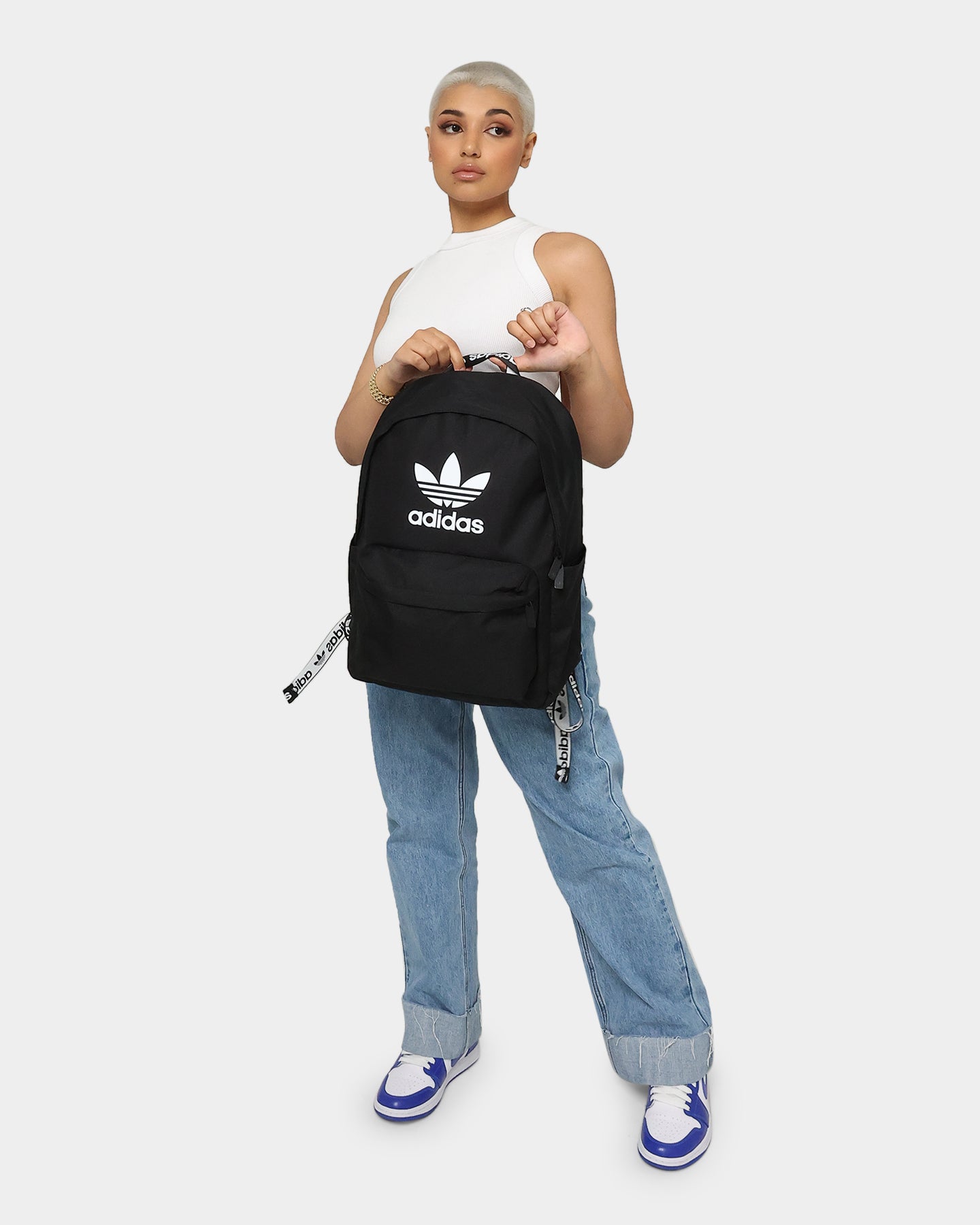 Adidas Adicolor Backpack - Stylish Black School & Travel Backpack for Men & Women - Perfect for College, Gym & Outdoor Adventures
