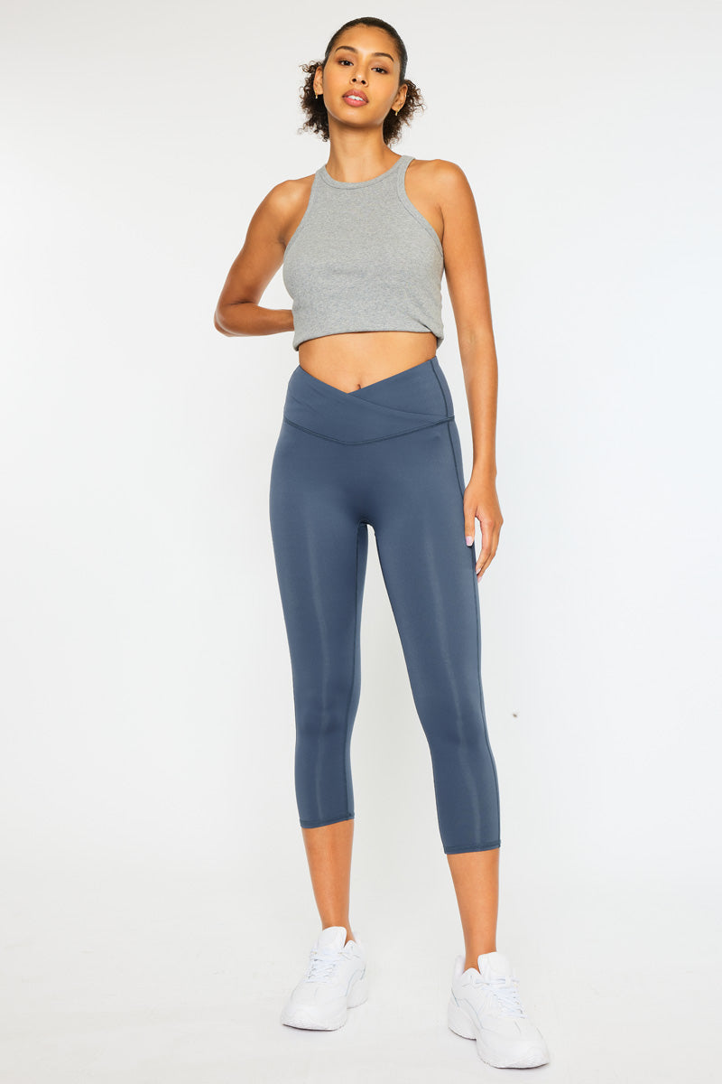 Venus Mid Rise Active Leggings for Women - High Waist Yoga Pants with Pockets - Perfect for Workout, Running, Gym & Lounge Wear