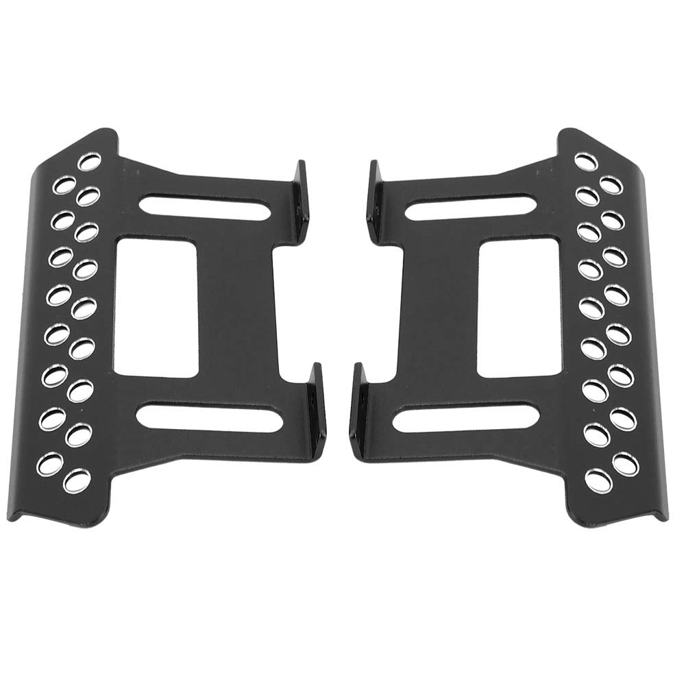 FAMKIT RC Side Pedal Foot Plate - Black Axial Footplate Replacement Part for SCX10 1/10 Scale RC Crawler Cars | Perfect for Off-Roading, Rock Crawling & RC Car Upgrades