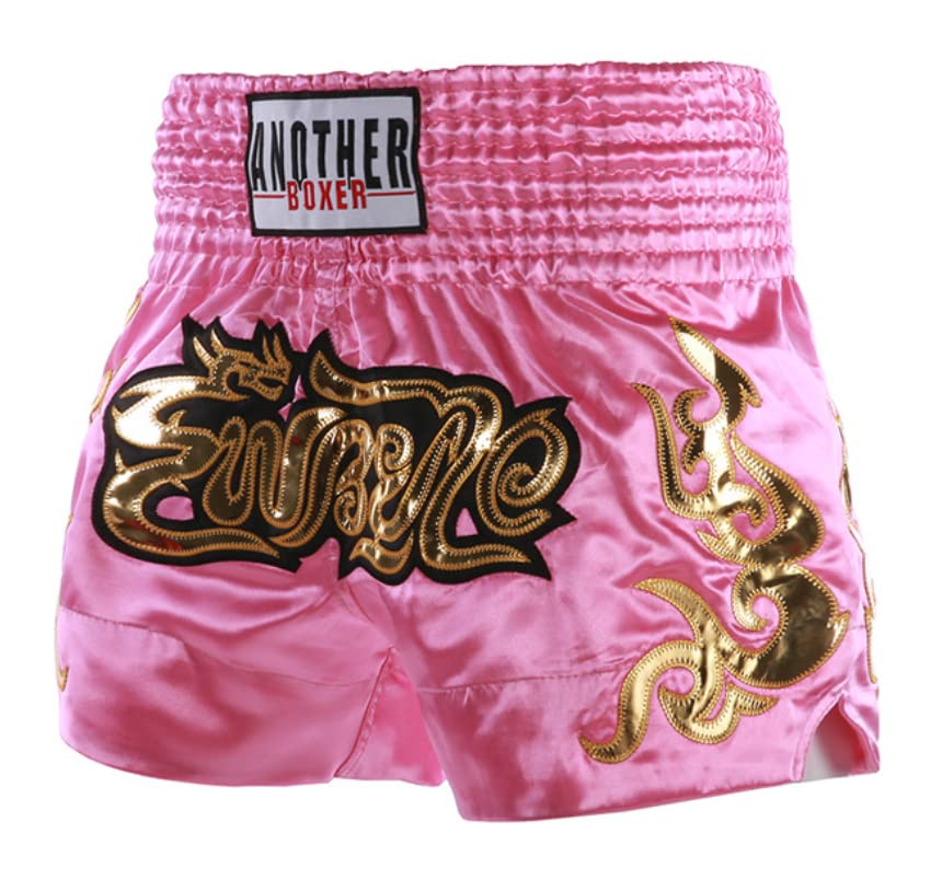 OYSTERBOY Classic Muay Thai Shorts for Men & Women - Boxing, Kickboxing, MMA, BJJ Training Shorts - Breathable Workout & Fight Clothing - Perfect for Gym, Martial Arts & Combat Sports