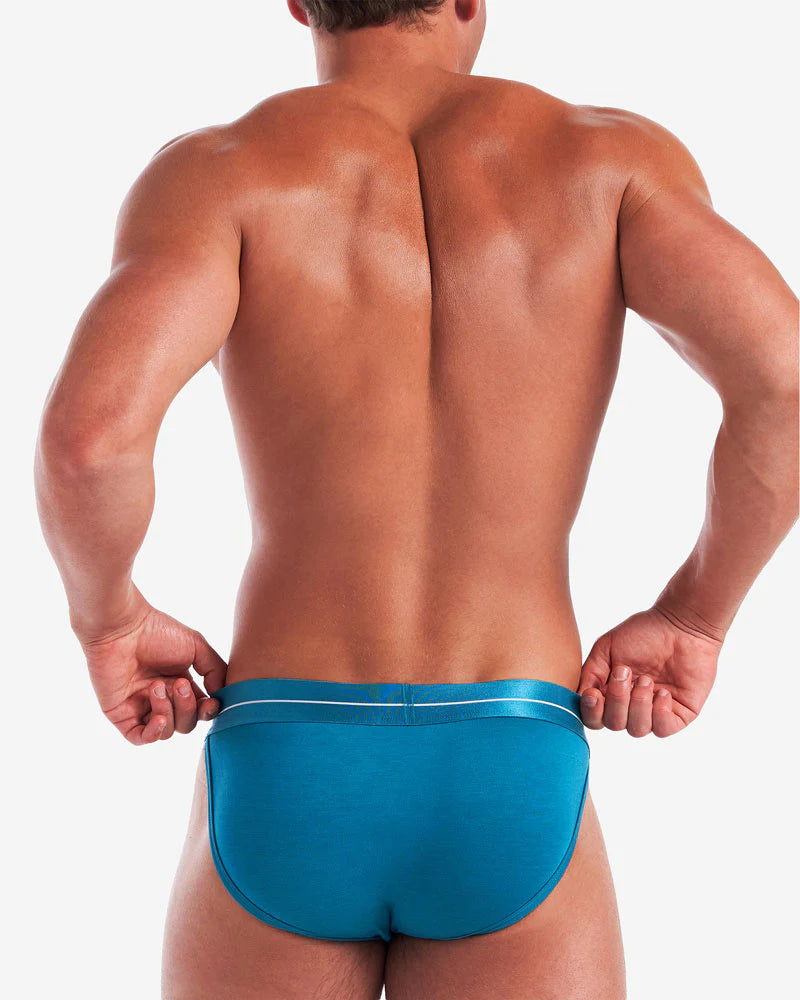 Teamm8 Icon Sport Brief Modal Underwear for Men - Comfortable & Breathable Harbor Blue - Perfect for Gym, Running, and Active Lifestyle