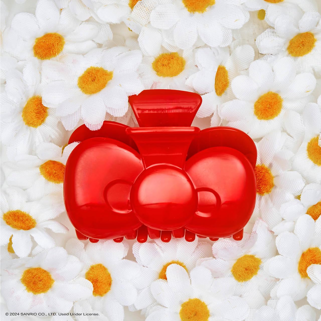 Hello Kitty x Kitsch Hair Clips for Women - Durable Strong Hold Hair Claw Clips for Girls (Red Bow, 1pc) - Cute Hair Accessories for School, Work & Everyday Styling