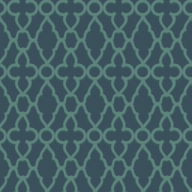 Cole & Son Treillage Blue Lattice Wallpaper Roll - Premium British Wall Covering for Living Room, Bedroom & Dining Room Decor