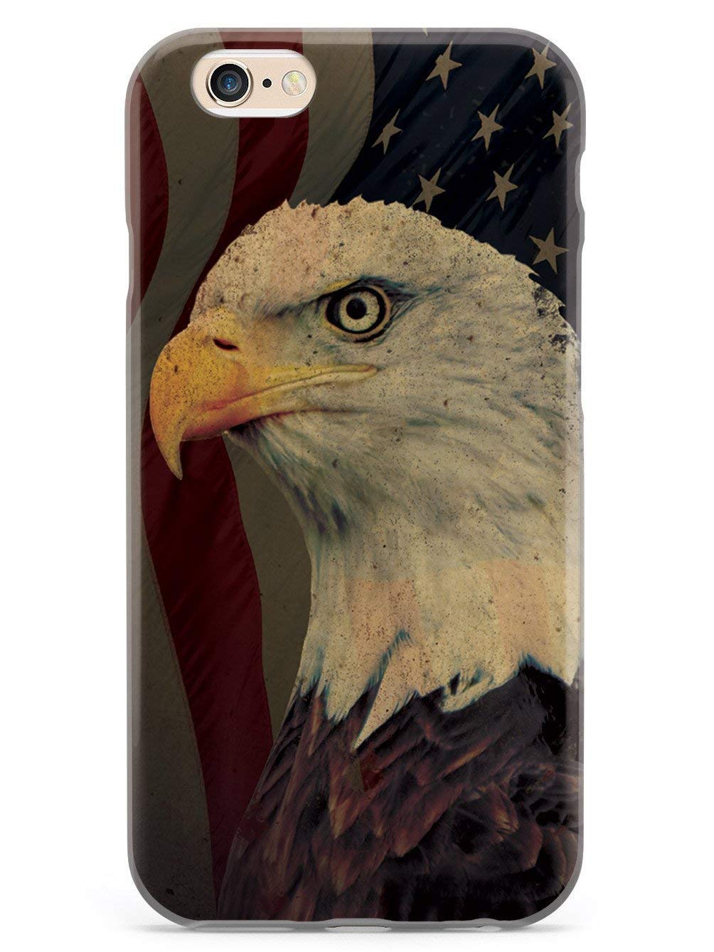 **American Eagle Patriotic 3D Textured Protective Phone Case for iPhone 6 Plus/6s Plus - Durable & Stylish Cover for Everyday Use & Outdoor Adventures**