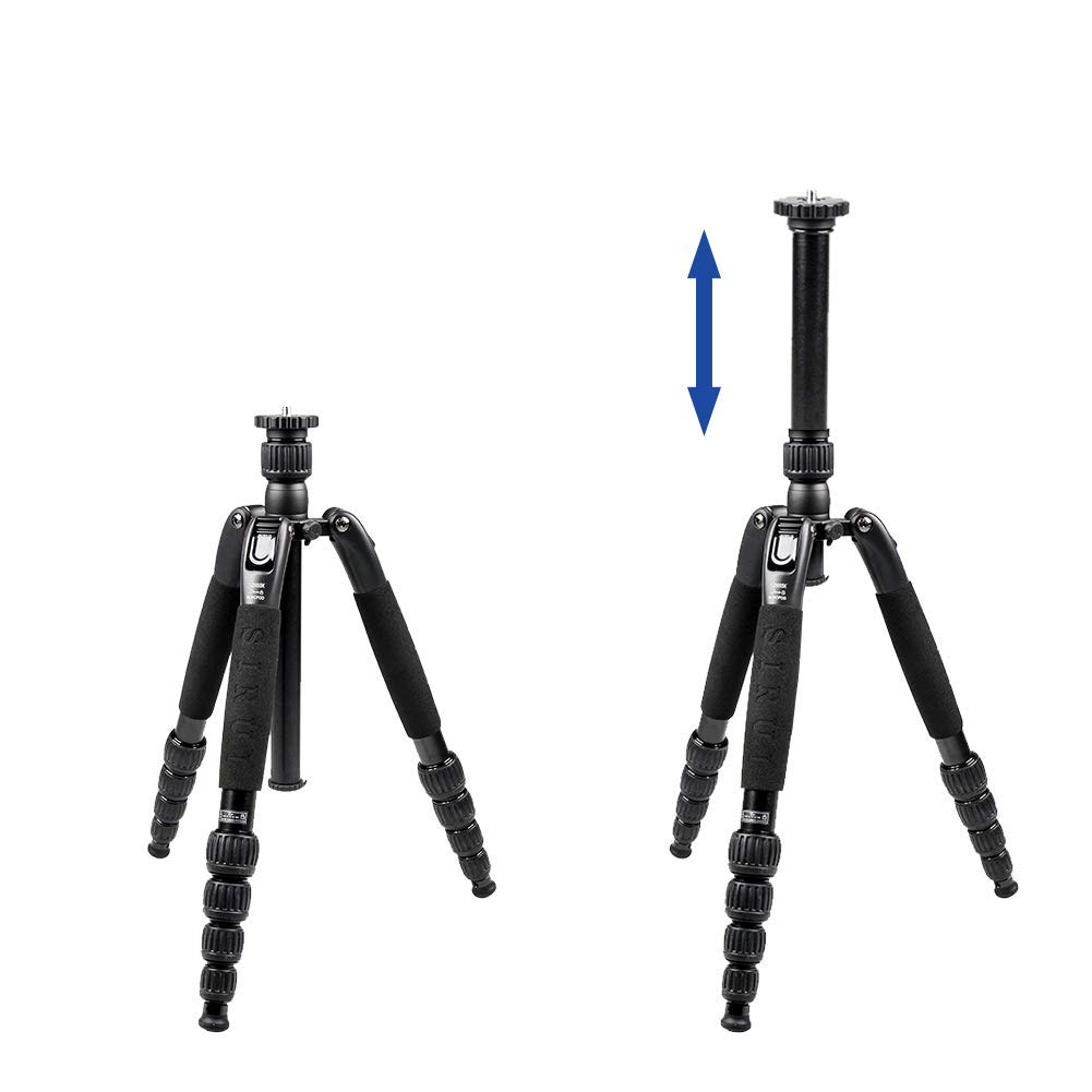 Sirui Traveler Aluminum Tripod & Monopod Combo - Lightweight, Compact & Durable for Travel Photography, Hiking & Outdoor Adventures