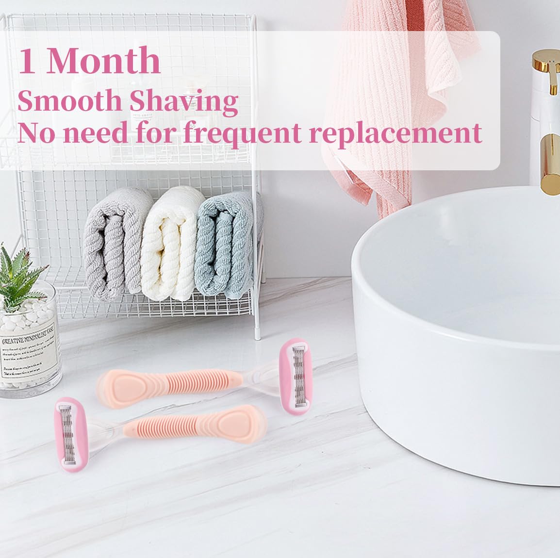 2 Extra Smooth Razors for Women - Dual Blade Shaving Razors for Silky Smooth Legs & Underarms - Perfect for Travel, Gym & Everyday Use