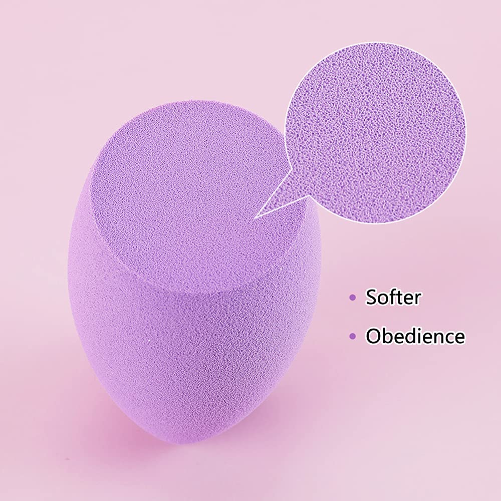 Layfoo Beauty Makeup Sponge - Rose Pink Blender for Liquid Foundation, Concealer & Powder (Dry & Wet Use) - Perfect for Flawless Airbrush Finish & Everyday Makeup Application