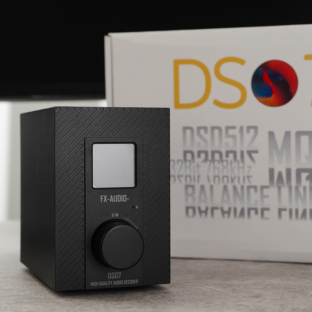FX AUDIO DS07 ES9068AS DAC Bluetooth 5.1 Balanced Full Decoder - HiFi Audio Decoder with Premium Sound Quality for Home Theater, Studio & Audiophile Listening