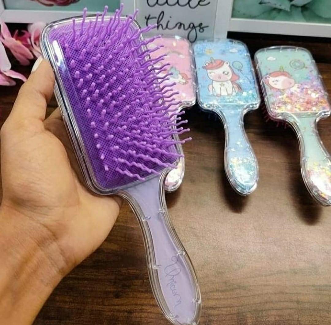 TERA 13 Unicorn Hair Comb Set for Girls (2 Pcs) - Kids Hair Brush for Styling, Party Favors, Birthday Gifts & Kanjak Pooja - Perfect for Birthday Parties, School Events & Special Occasions
