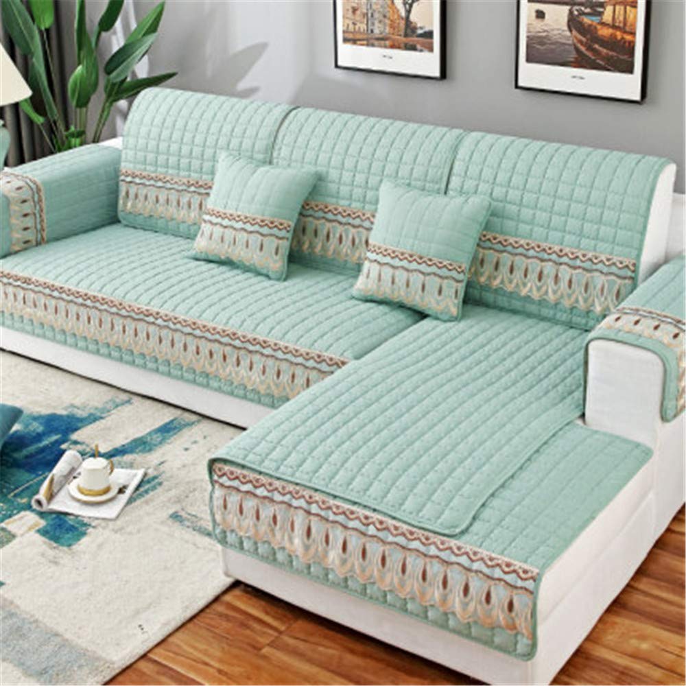 Premium L-Shaped Sectional Sofa Cover - Anti-Slip Furniture Protector for Pets & Kids | Waterproof Stretchable Couch Cover for Living Room, Family Room & Home Theater