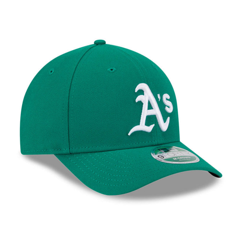 New Era 9Forty M Crown Oakland Athletics Snapback Cap - Kelly Green | Adjustable Baseball Hat for Men & Women | Perfect for Baseball Games, Streetwear & Sports Fan Fashion