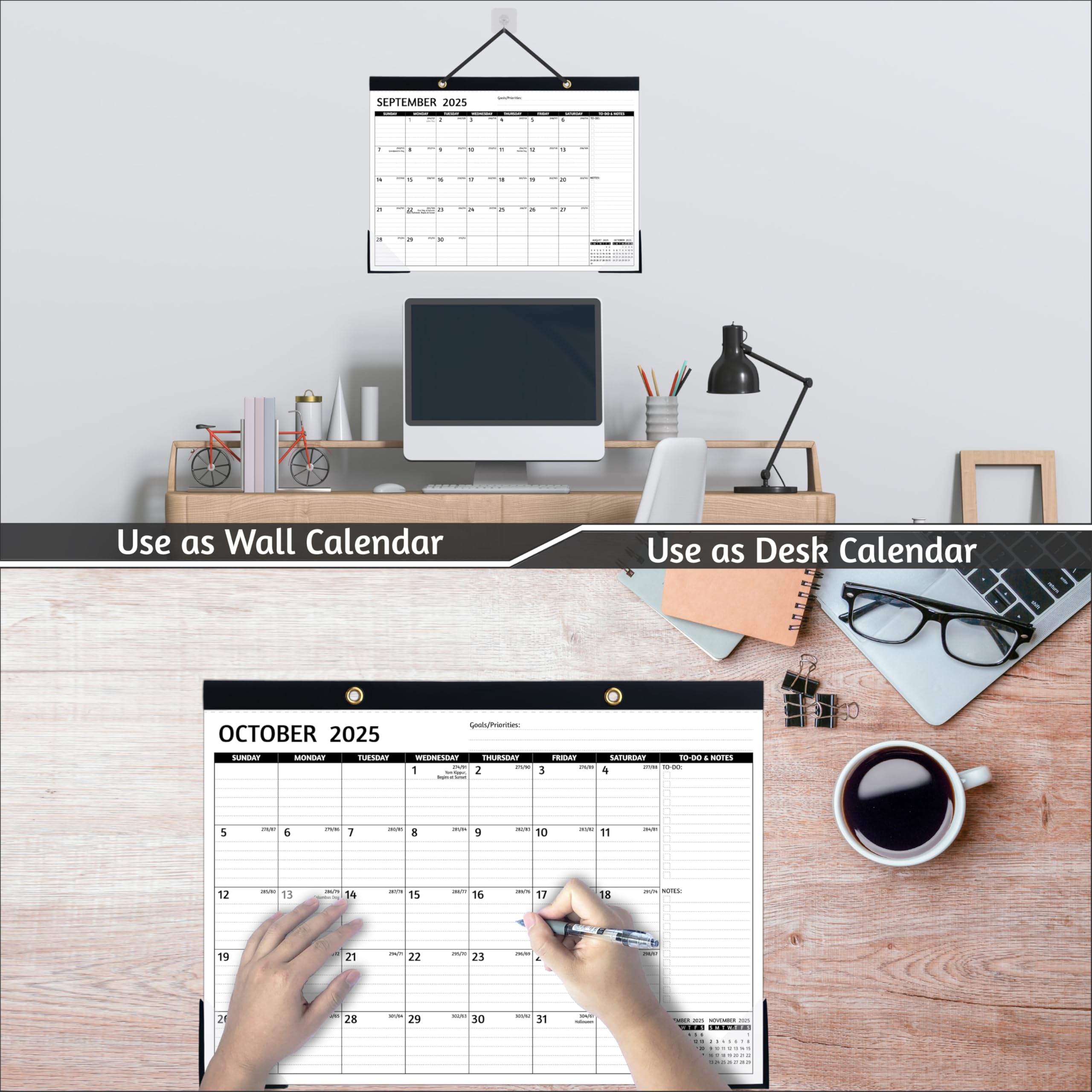 2025-2026 Monthly Desk Calendar (July 2025 - December 2026) - 18-Month Large Planner 17
