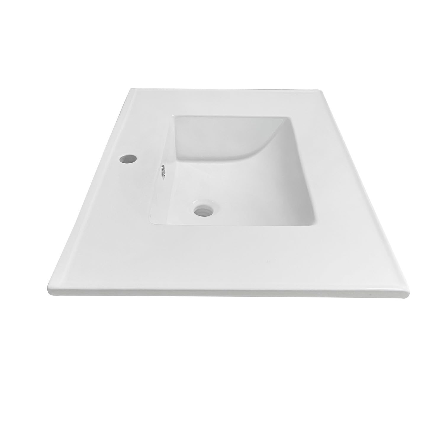 Kingston Brass LBT312271 Continental White Vanity Sink Top - Perfect for Bathroom Remodeling & Modern Home Decor