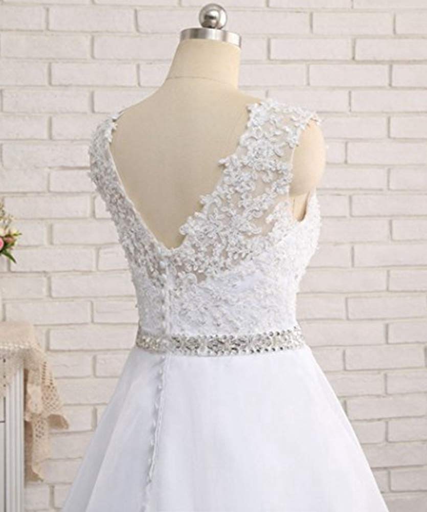 Elegant Lace High-Low Mermaid Wedding Dress for Brides – Perfect for Evening Ceremonies & Romantic Beach Weddings