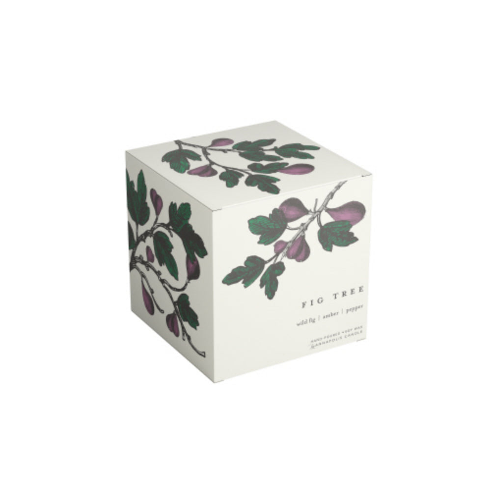 Annapolis Candle Terrace: Premium Fig Tree Scented Candle in Gift Box - Perfect for Home Decor, Relaxation & Aromatherapy