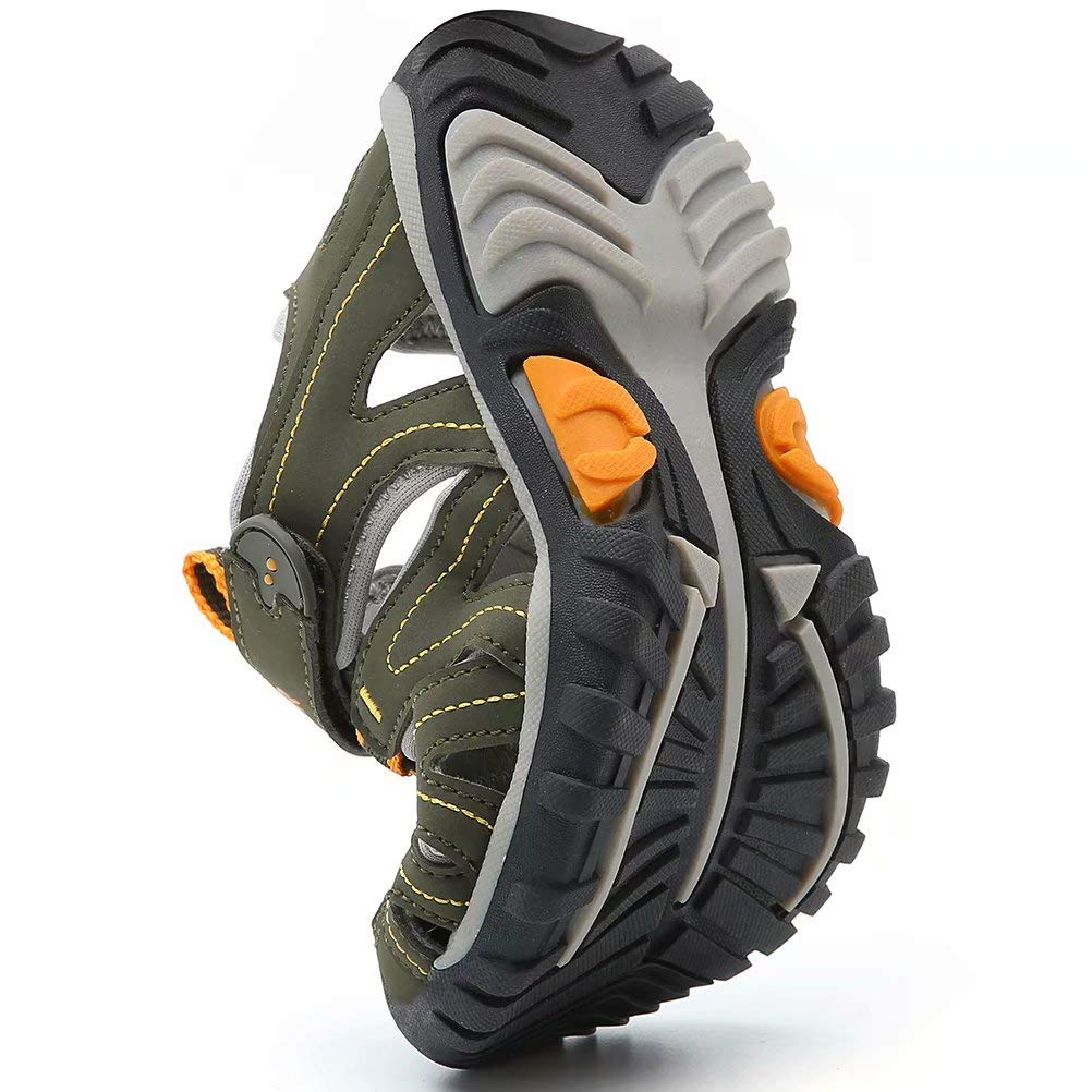 HOBIBEAR Kids' Closed-Toe Water Sandals for Boys & Girls - Breathable Quick-Dry Sports Shoes for Beach, Pool & Outdoor Play (Toddler/Little Kid/Big Kid) - Perfect for Swimming, Hiking & Summer Adventures
