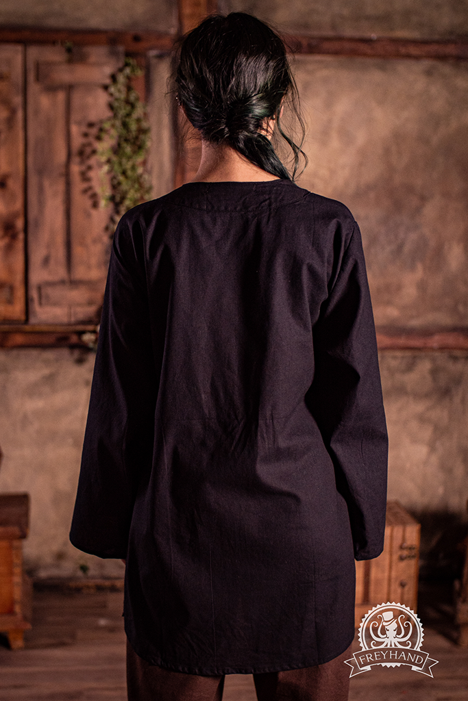 Premium Black Jimbei Shirt - Traditional Japanese Summer Kimono for Men - Perfect for Casual Wear, Loungewear, and Cultural Events