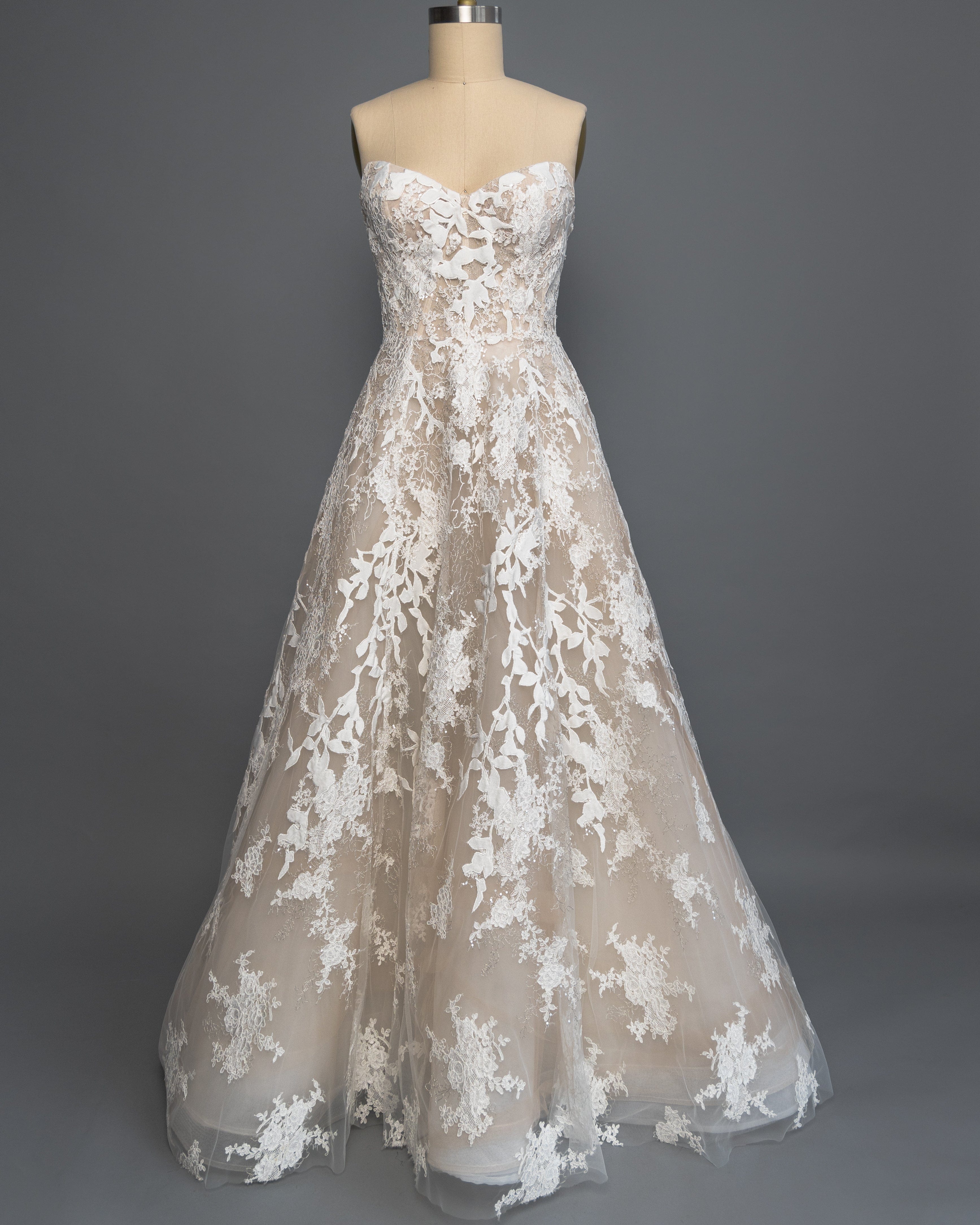 Anne Barge Luca Wedding Dress - Size 12 | Elegant Bridal Gown for Church Ceremony & Beach Weddings