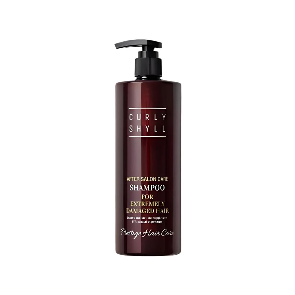 CURLY SHYLL Professional After Salon Care Shampoo for Extremely Damaged Hair - 500ml Deep Repair & Hydration Treatment for Curly, Dry, Frizzy Hair - Perfect for Post-Salon Care & Daily Hair Recovery