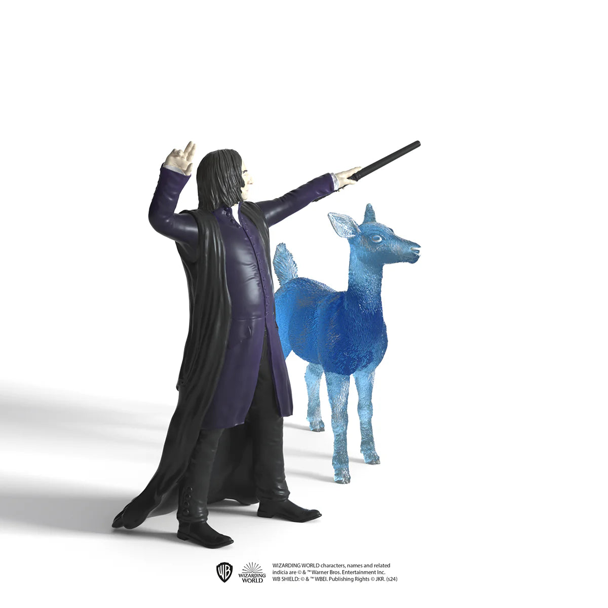 Professor Snape & Patronus Charm Necklace - Harry Potter Inspired Jewelry for Fans - Perfect for Cosplay, Gift Giving & Wizarding World Enthusiasts
