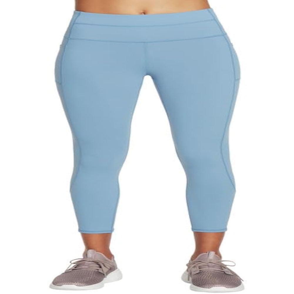 Skechers Women's Leggings - High Waisted Yoga Pants with Pockets, Stretchy & Comfortable Workout Tights for Running, Gym & Lounge Wear