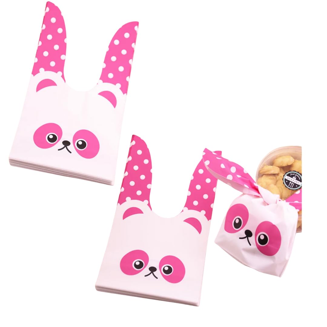 STHAVAR 50 Pack Candy Gift Bags - 13.5x22cm Non-Toxic Cookie & Chocolate Pouches for Birthday Parties, Easter, Children's Day | Random Design | Party Favors, Return Gifts & Goodie Bags for Kids